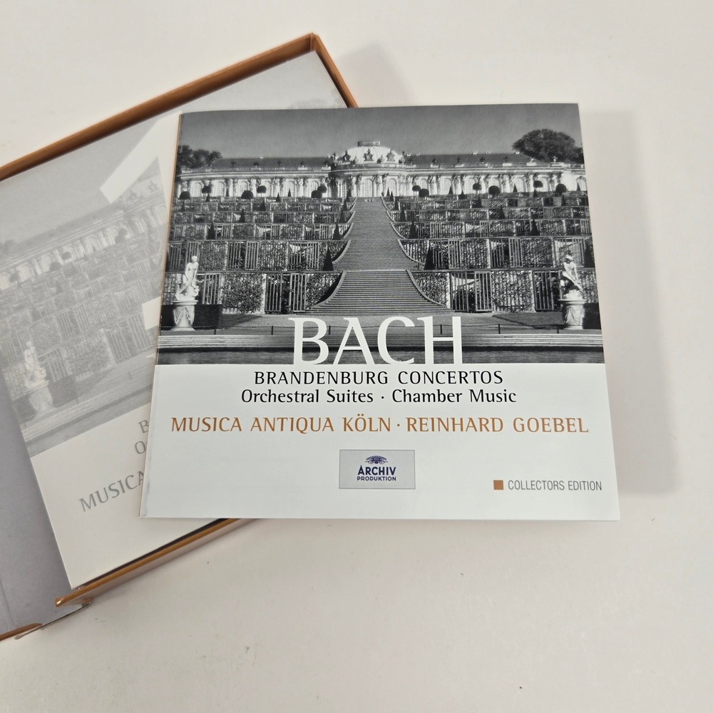 J.S. Bach Musica Antiqua Koln Goebel 8 CD Box Set Archiv VG+/NM - Picture 4 of 7